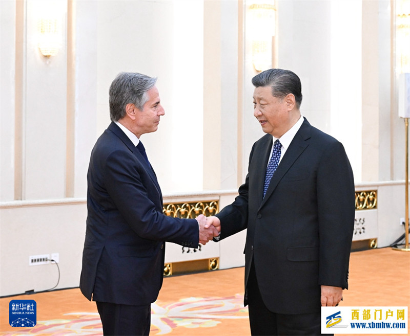 习近平会见美国国务卿布林肯(图2) 习近平会见美国国务卿布林肯(图2)