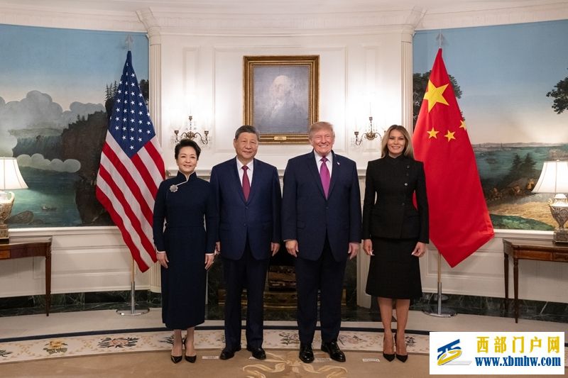 习近平出席美国总统特朗普在白宫举行的欢迎仪式(图4)