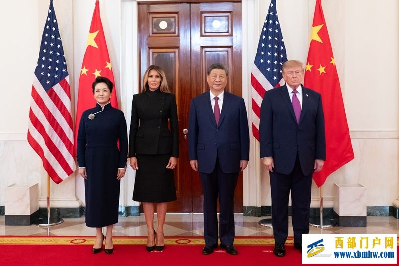 习近平出席美国总统特朗普在白宫举行的欢迎仪式(图13)